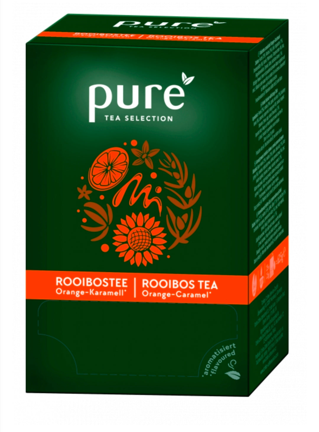 Ceai Pure Rooibos Portocala si Caramel, 25 plicuri